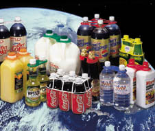 Beverage packaging and multipack carriers.